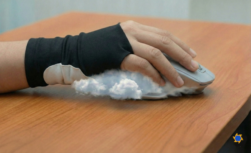 ErgoGlide Glove - Ergonomic glove with pisiform bone padding